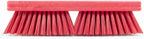 SPARTA Plastic Floor Scrub Brush, Brush Head Only, Deck Brush with ACME Standard Thread Fitting for Deck, Industrial Kitchens, and Hospitals, 10 Inches, Red