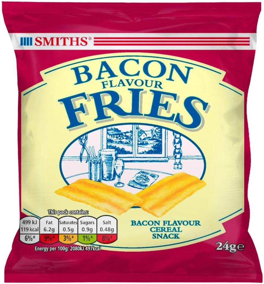 Smiths Bacon Snacks 24g x Case of 24