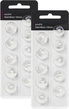 Hearing Aid Domes for Oticon Replacements, Oticon Minifit Open Bass Vent Domes (10 mm/2 Packs）, Universal Domes for Oticon Hearing Aid Supplies.
