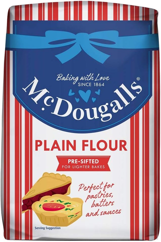 McDougalls Plain Flour 1.1kg (Pack of 2)