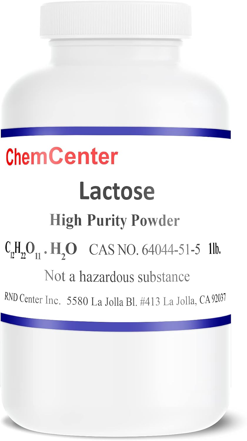 Lactose, Powder, Ultra Pure, 99% min., 1lb.