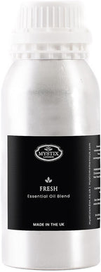 Mystix London | Fresh Pure & Natural Essential Oil Blend 500g - for Diffusers, Aromatherapy & Massage Blends | Perfect as a Gift | Vegan, GMO Free