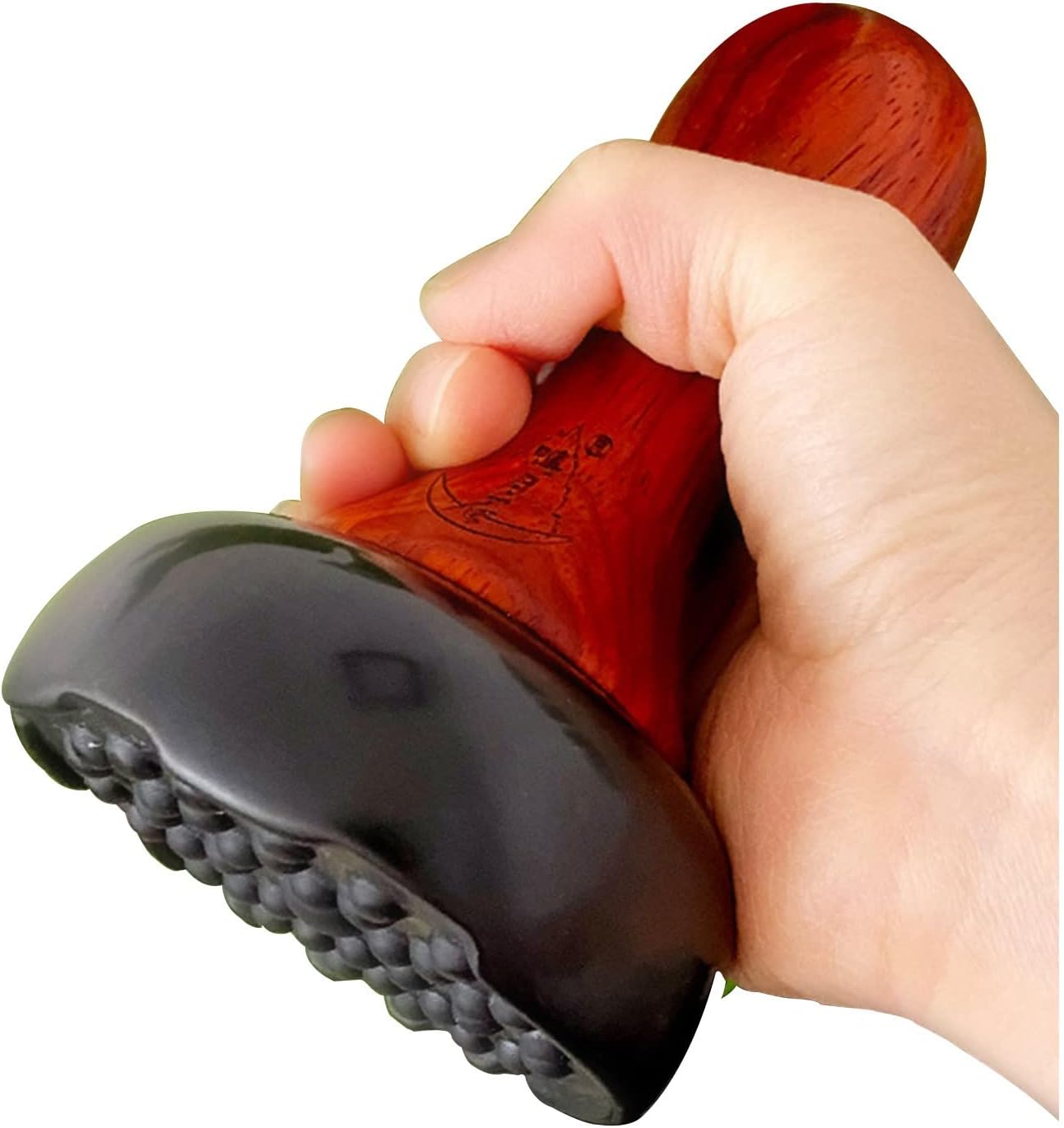 Hot Stone Warming Moxibustion Therapy, Natural Stone Heating GuaSha Scraping, Brush Electric Gua Sha Massager, Shape Beautiful Curves