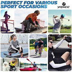 YQXCC 4 Pairs Arm Sleeves for Men Women | UPF 50 Cooling UV Sun Protection | Sports Compression Sleeves