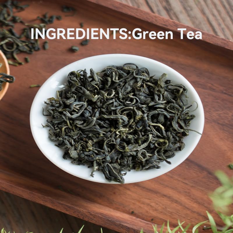 Cloud Mist Green Tea Bags 50 Count | Premium High Mountain Yunwu Green Tea | Smooth & Fresh Chinese Green Tea | Natural Antioxidant Energy Tea for Focus & Daily Wellness