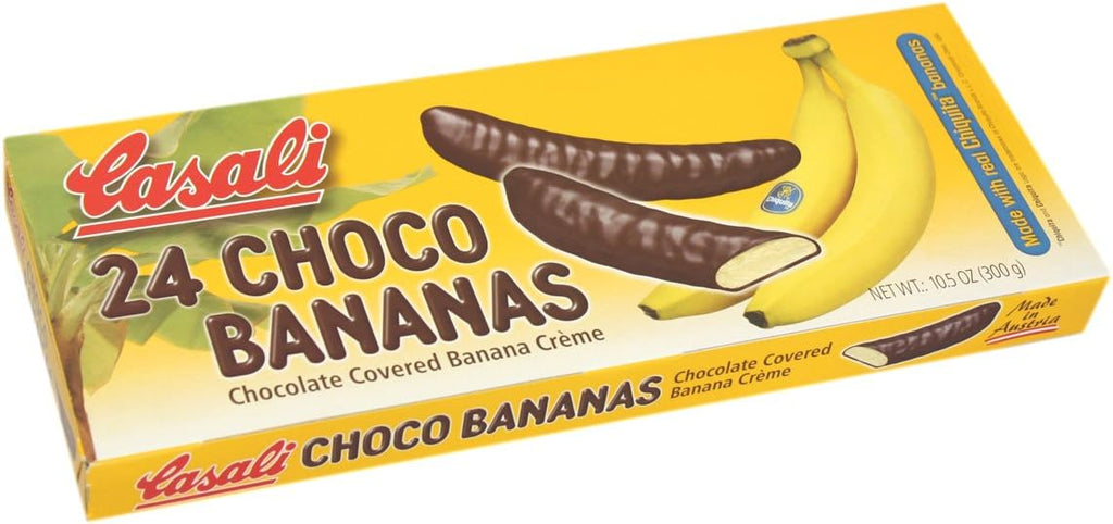 Casali Chocolate Bananas, 10.58-Ounce Trays (Pack of 4)