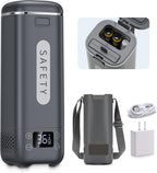Rechargeable Insulin Cooler Travel Case TSA Approved, Diabetic Medication Cooler for Travel, Portable Electric Insulin Refrigerator with USB Charging & Temperature Display