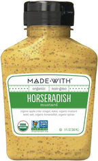 Made With Organic Mustard Horseradish, 9 Ounce