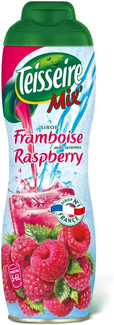 Teisseire French Syrup all natural Raspberry Syrup 20.3fl.oz (2 PACK)