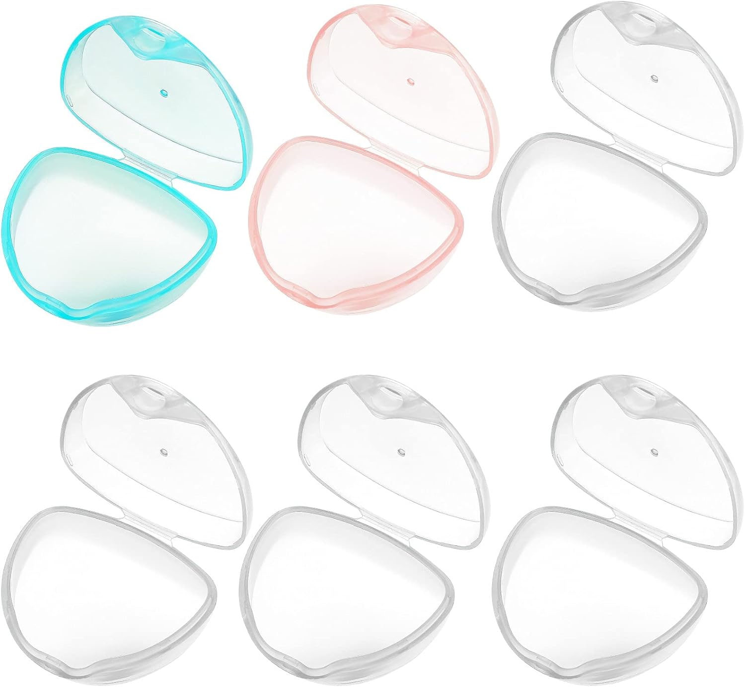 Pacifier Case, 6 Pcs Pacifier Holder Cases, Pacifier Box, Baby Pacifier Case Holder Container Boxes for Pacifier Accessories, Pacifier Clips, Baby Pacifier, Keep Pacifier Clean