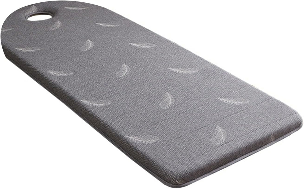Memory Foam Massage Table Mattress Topper with Hole Thicken 3Cm Lash Bed Topper with Elastic Band Spa Bed Pad Massage Accessories Square/Round/Trapezoidal Head,Gray(r),190 * 70cm