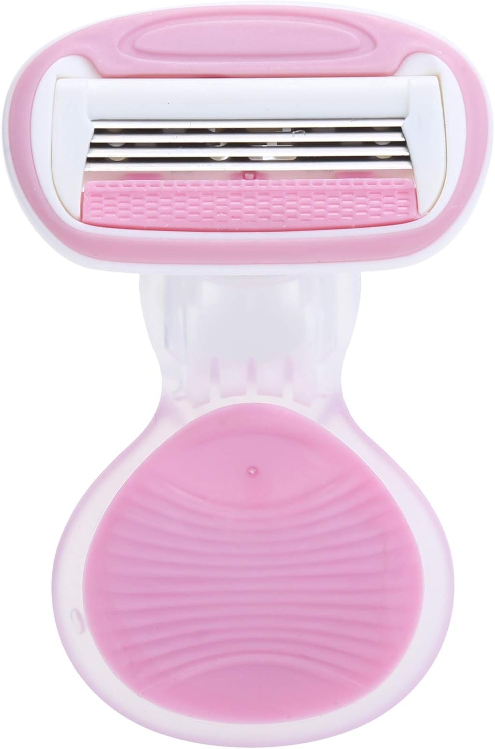 BRRNOO Women's - 4 Blades, Smooth and Flexible, with Travel Case - and Non-Slip Shaving Set for Women - Includes 4 Blade Refills for Travel Carry