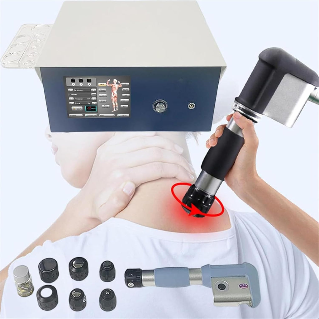 Extracorporeal Shock Wave Machine, Multifunctional Shockwave Therapy Machine, Output Frequency: 1hz-21hz, Joint and Muscle Pain Relief, No Side Effects, for Home, Physiotherapy Center, Beauty