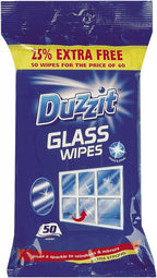 Duzzit Glass Wipes Pack 50