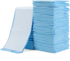 Rocinha 100 Pack Disposable Changing Pads Baby Disposable Underpads Waterproof Diaper Changing Pad Breathable Underpads Bed Table Protector Mat (17 x 13 Inches)