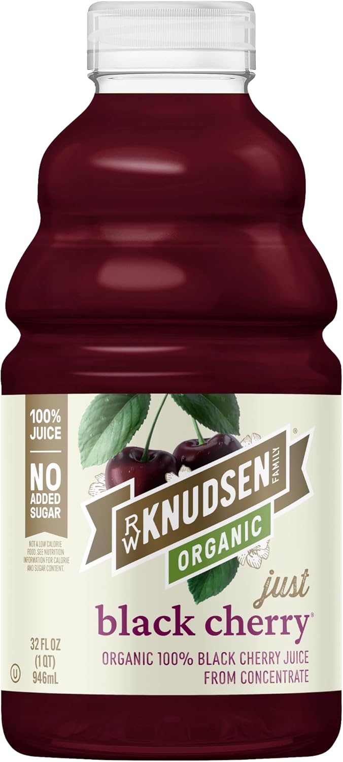 R.W. Knudsen Organic Just Black Cherry from Concentrate, 32 fl oz (Pack of 1)