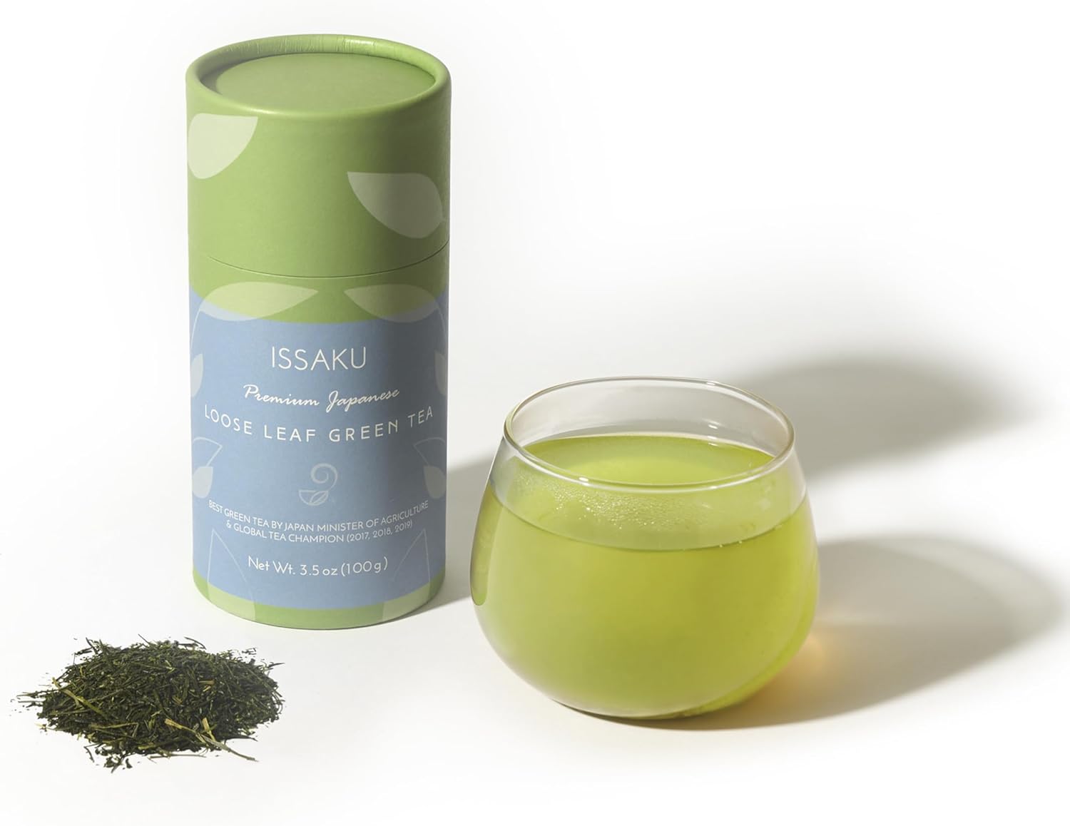 Japanese Green Tea Co. Premium Loose Leaf Green Tea - Issaku Reserve - 3.5 Oz (100g) – Vegan and All-Natural Fukamushi Sencha Japanese Tea Leaves