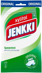 Jenkki Spearmint - Original - Finnish - Xylitol - Chewing Gum - Bag 100 g