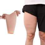 Realistic Silicone lap Pads Leg Enhancement Calf Corrector Wearable Fake Calf for Crooked Or Thin Legs,Skin tone,1 Pair