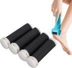 Foot File Replacement Grinding Head, 4Pcs Electric Foot File Roller Replacing Head for Electronic Foot File Callus Remover, Extra Coarse Replacement Foot File Roller Refill Heads
