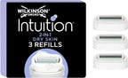 Wilkinson Sword Intuition Dry Skin Razor Blades for Women, Pack of 3