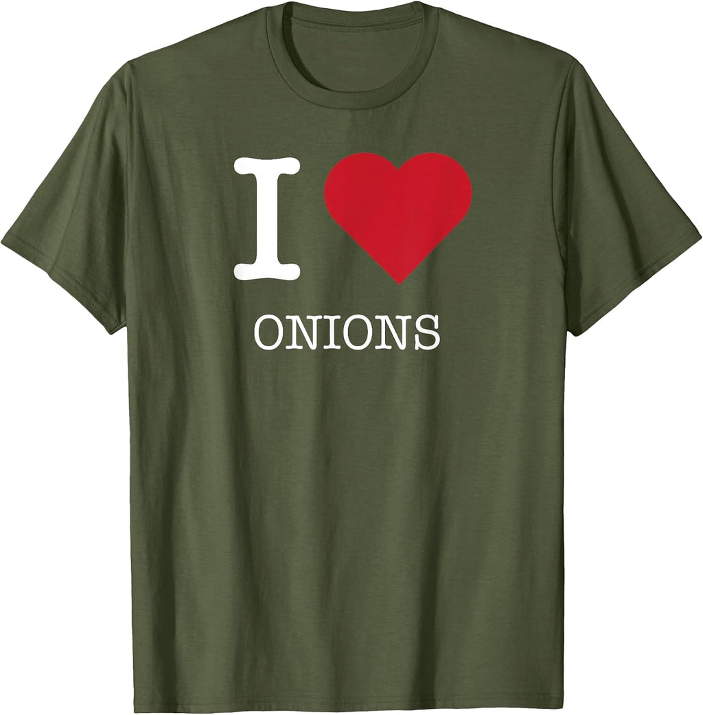 I Heart Onions, I Love Onions T-Shirt