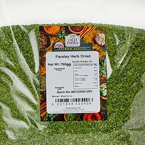 Old India Parsley Herb Dried 750 g