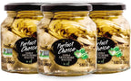 Perfect Choice Grilled Artichoke Halves in Oil - Delicious for Salads, Pizzas & More - 9.9 oz (Pack of 3)