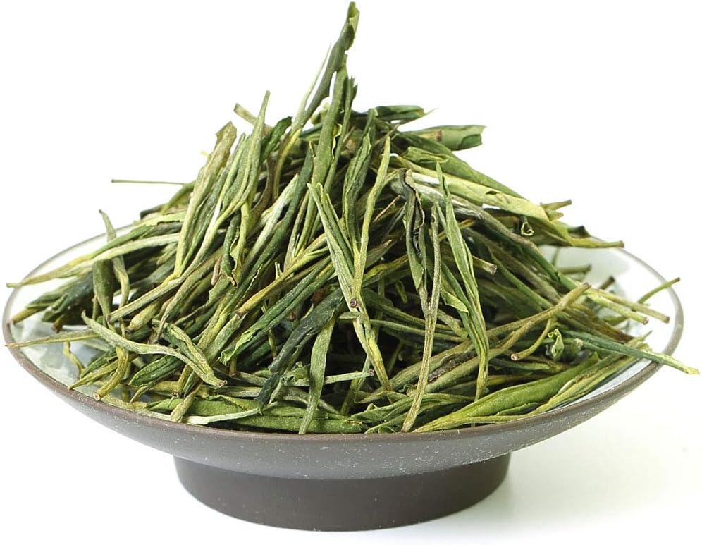 GOARTEA Anji Bai Cha Green Tea - 100g / 3.5oz Premium Grade - Anji White Tea - Spring Baicha Loose leaf