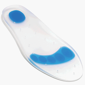 Silipos SoftZone 4015 Full Length Foot Insole - Large, Latex-Free, Hypoallergenic Multi-Density Silicone Foot Cushion