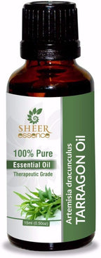 Tarragon Oil 15 ML (0.51 Fl.OZ) | 100% Pure Natural Undiluted Uncut Therapeutic Grade Artemisia Dracunculus Essential Oil