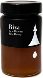 Riza's Greek First Harvest Pine tree honey, Raw & Unfiltered, Limited production, naturally low in sugar ( 8.8 oz, 250 gr)