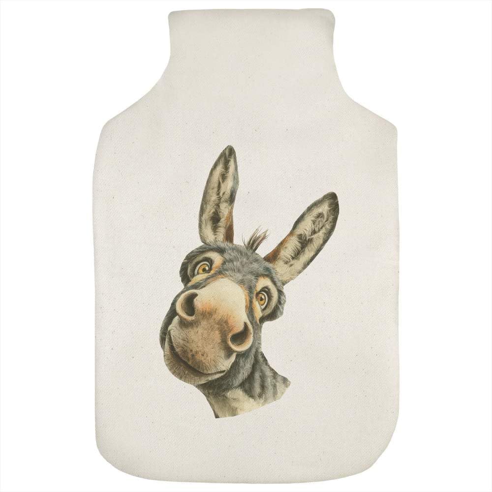 Azeeda 'Funny Donkey' Hot Water Bottle Cover (HW00050055)