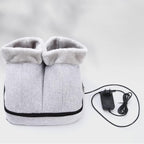 Massage Heated Feet Massager, 2 in 1 Warm Foot Massage Plantar Massage Machine Nonslip Pain Relieve Warmer in Winter Christams Gift
