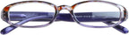 VisionGlobal 1 Pairs/4 Pairs Reading Glasses with Spring Hinge, Blue Light Blocking Glasses for Women/Men