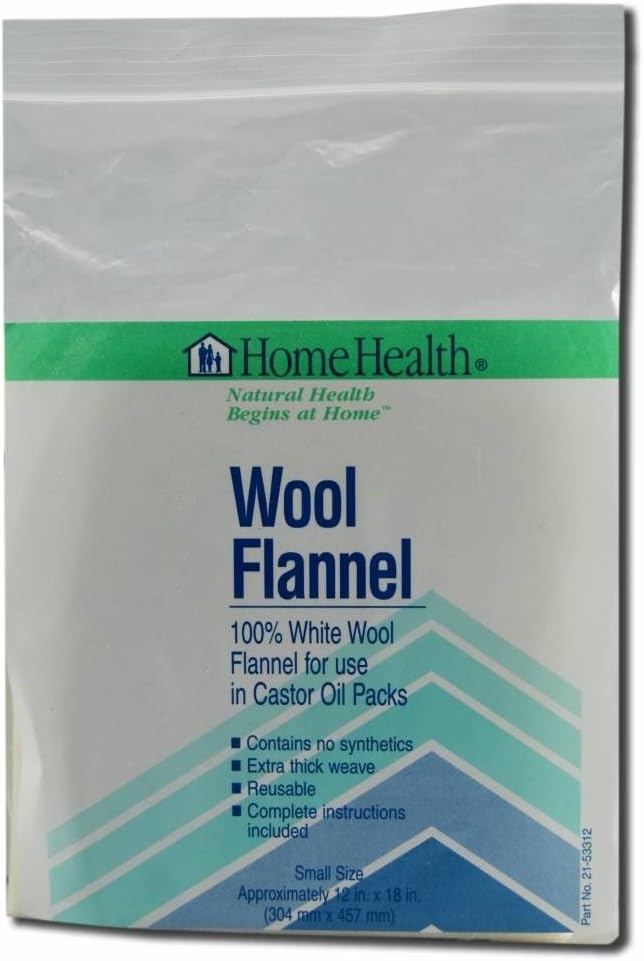 Home Health Wool Flannel, 12X18 inches, Small (Pack of 2)