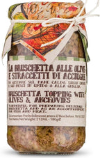 ARTIGIANI DEI SAPORI - Bruschetta Spread with Olives & Anchovies, 6.3 oz, Premium Italian Appetizer, Bruschetta Topping