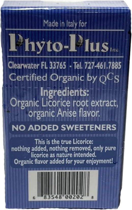 Zagarese 100% pure Organic Licorice with Anise, 0.88 ounce, Set of 3 boxes