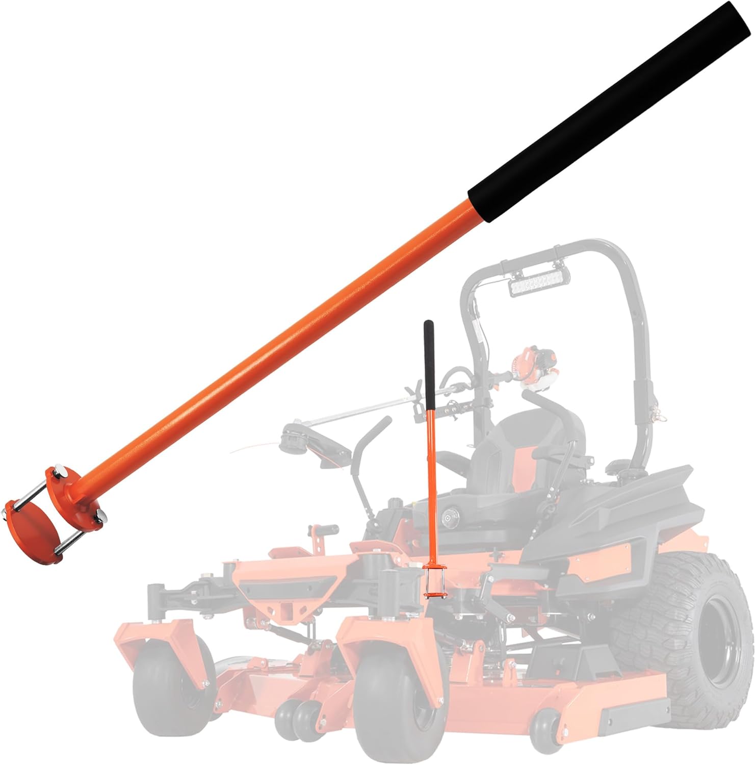 Mowers Assist Handle Kit, Grab Mount Assistant Handles, Lawnmower Asst. Support Bar, One-Piece Handle Portion, Replace 088-3500-00 Compatible with Bad Boy All Lawn Mowers (Except R Series)