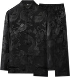 Kung Fu Uniform for Men Shirt Suit Chinese Traditional Tang Hanfu Martial Arts Wing Chun Tai Chi Training Cloth Pants