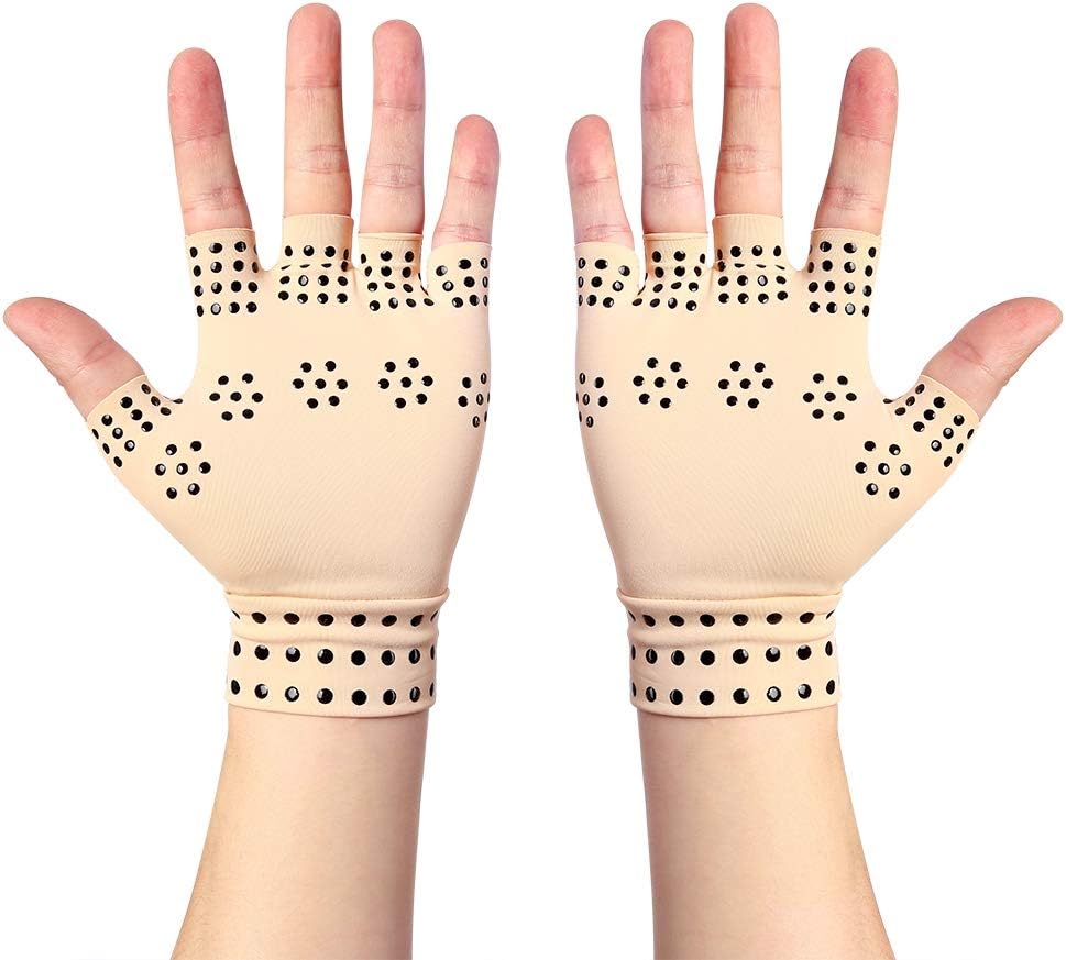 Yosoo Magnetic Gloves for Arthritis & Anti Edema & Rheumatoid Hand Pain Health Compression Arthritis Gloves