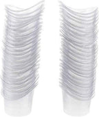 50 Pcs Non Sterile Disposable Plastic Eye Wash Cups Portable Disposable Measuring Cup 5ml Eye Flush Cleaning Cups Vials for Storage or First Aid Kit Use by PPX