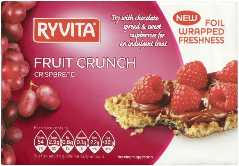 Ryvita Fruit Crunch Crispbread (200g) - Pack of 6