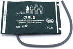 NIBP Blood Pressure Nylon Cuff with Bladder for Child Pediatric 18~26cm, 35cm Single Tube Reusable Replacement Universal Blood Pressure Cuff, No BP Connector