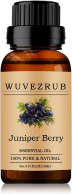 Juniper Berry Essential Oils 10ML, 100% Pure and Natural Essential Oil for Aromatherapy Diffuser - 0.33 Fl Oz/Juniper Berry