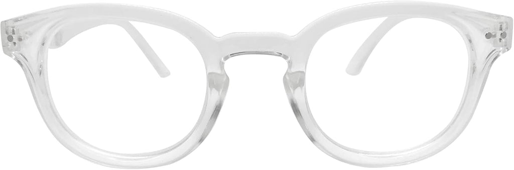 In Style Eyes Focus Pocus Retro Panto Reading Glasses - Classic Round Keyhole Bridge Readers for Men and Women