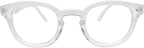 In Style Eyes Focus Pocus Retro Panto Reading Glasses - Classic Round Keyhole Bridge Readers for Men and Women