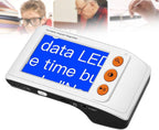 Portable Digital Magnifier, Electronic Reading Aid, 8 Inch Touchscreen 640x480 with Fill Light for The Visually Impaired, Low Vision, Color Blindness, Amblyopia, 2X-25X Zoom, 8 Col