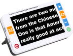 5 Inch Low Vision Aids, Electronic Auto Focus Reading Aid Simplified Buttons Digital Video Magnifier for The Visually Impaired, Low Vision, Color Blindness, Amblyopia