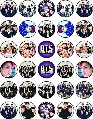 30 x Edible Cupcake Toppers – Music Themed Collection of Edible Cake Decorations | Uncut Edible on Icing Sheet